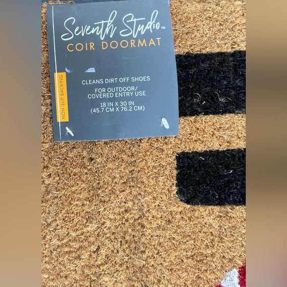 NWT - Super Cute Seventh Studio Door Mat - Picture 3 of 4
